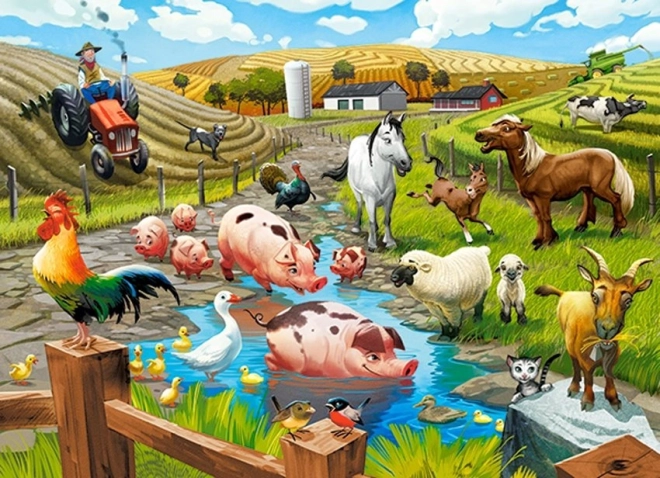 Puzzle 70 Pieces Life on the Farm