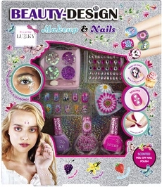 LUKKY Beauty Design set makeup and nails for kids