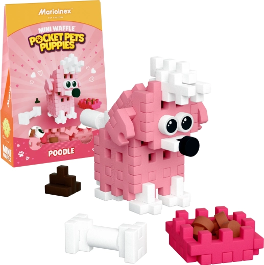 Konstruktor Mini Waffle Pocket Pets – puudel