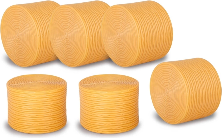 JAMARA large round straw bales, 6 pieces