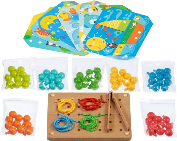 Puidust mosaiik pintsettide ja tikkimisega LUCY & LEO