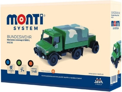 Ehitussari MONTI SYSTEM Bundeswehr Mercedes Unimog 1:48