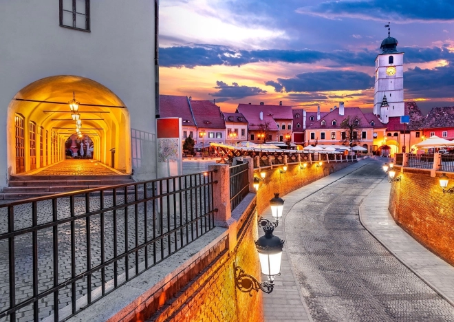 Pusle Väike väljak, Sibiu, Rumeenia 1000 tükki ENJOY