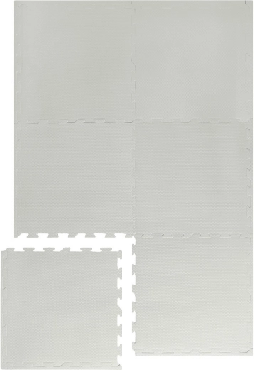 3 Sprouts foam play mat turtledove grey