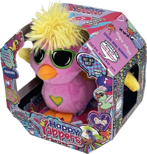 Steppos Happy Yappers Dottie interactive plush bird