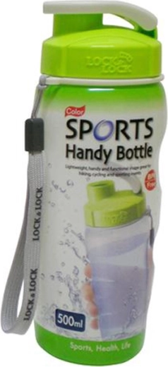 Plastist joogipudel 500 ml, roheline
