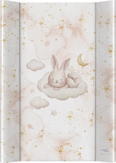 Ceba Baby mähkimisalus jäiga plaadiga 50 × 70 cm ultra light sleepy bunny