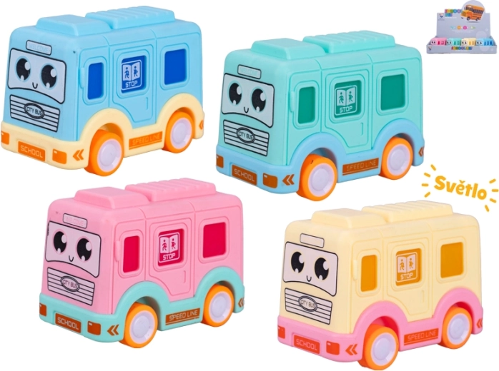 Friction Bus with Light Effects 8.5 cm