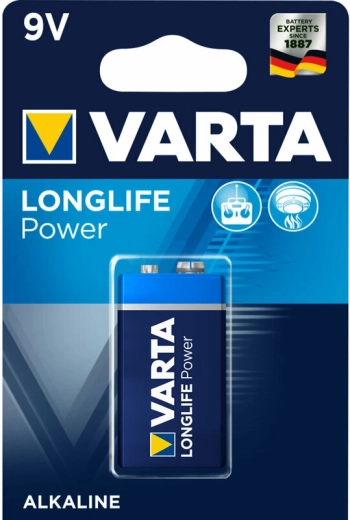 Varta Longlife Power 9V alkaalipatarei