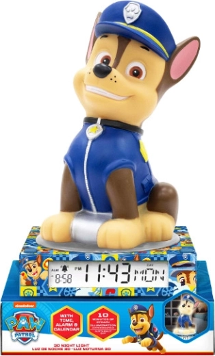 Öölamp äratuskella ja kalendriga PAW PATROL – 3D tegelaskuju