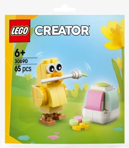 LEGO Creator lihavõttemunade värvimine tibuga