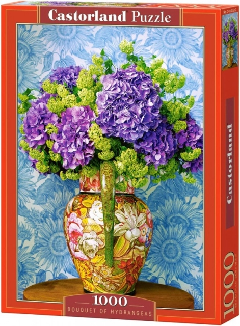 1000 Piece Puzzle - Bouquet of Hydrangeas