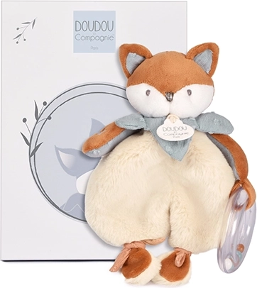 Doudou kinkekomplekt: plüüsrebane Timo kõristiga 18 cm