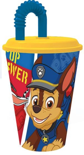 Plasttops kõrrega PAW PATROL 430 ml, sinine
