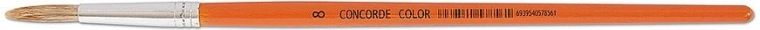School Round Brush with Sheep Hair No. 8 CONCORDE Color