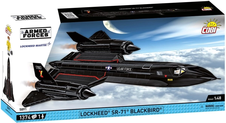 Cobi Armed Forces Lockheed SR-71 Blackbird ehituskomplekt 1:48