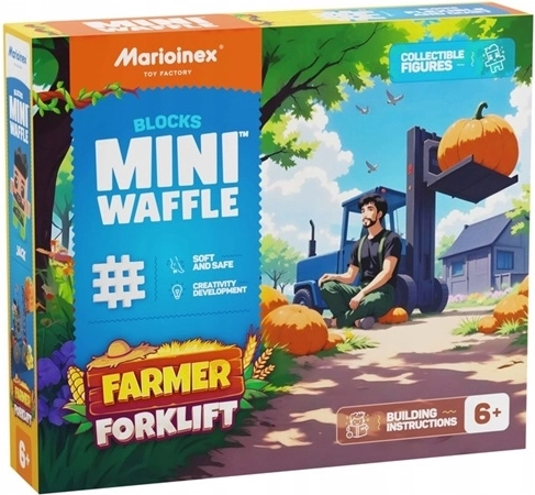 Marioinex Mini Waffle talukahveltõstuk – 50 osa
