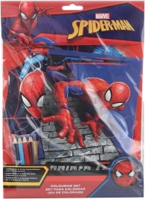 SPIDERMAN coloring set for kids