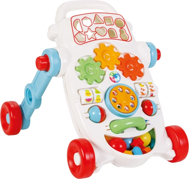 Interactive walker blue