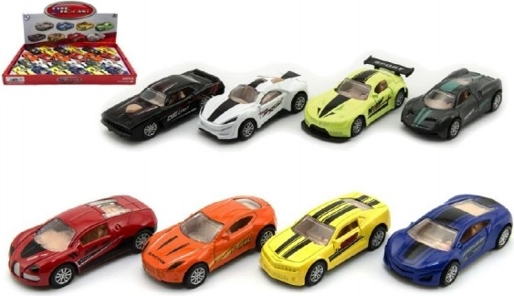 Metallist tagasikeritav mänguauto