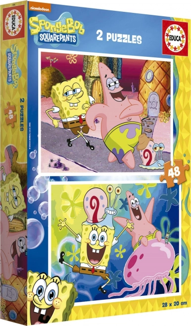 Puzzle SpongeBob 2x48 Pieces