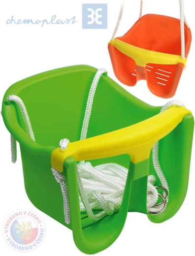 Chemoplast riputatav laste kiik, kest istmega turvapiirdega (plast) - 1 tk