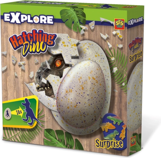 Hatching Dinosaur in an Egg
