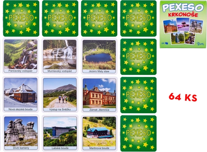 Pexeso Krkonoše – pere mälu- ja peremäng