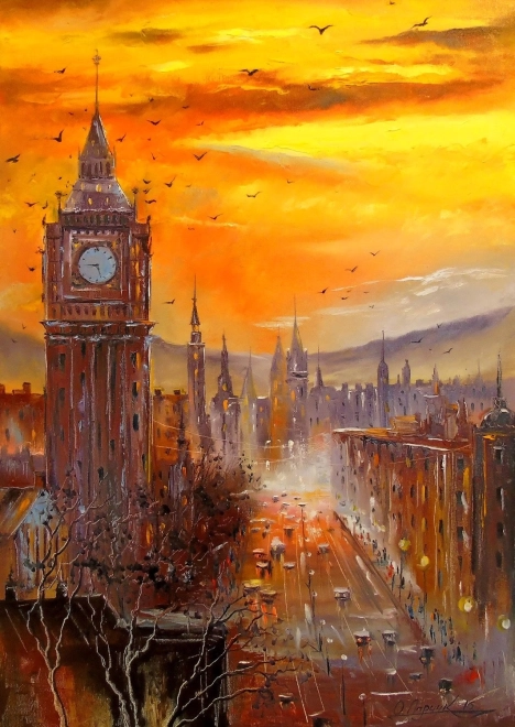 Puzzle Õhtune London 1000 tükki