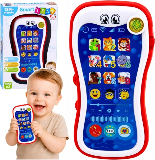 Smart Lean Toys Smart Phone interaktiivne hariv telefon väikelastele helide ja valgusega