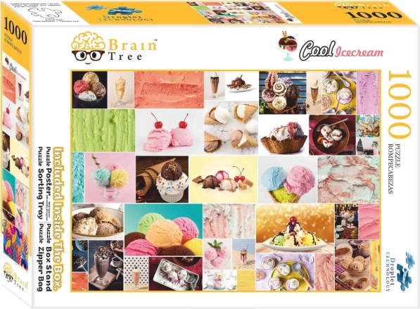 Pusle COOL ICECREAM 1000 tükki, Brain Tree