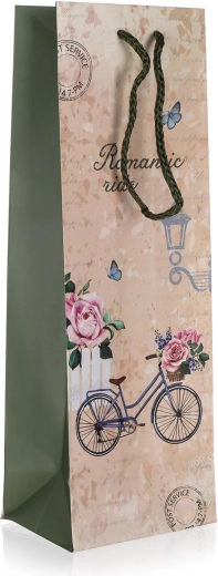 Gift bag for bottle Romantic Ride 12 × 35 × 9 cm