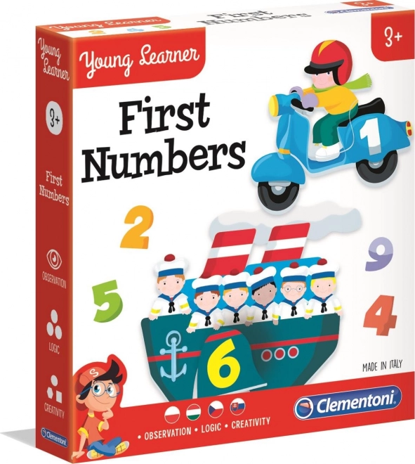 Õppepusle Esimesed numbrid 9×2 tükki CLEMENTONI