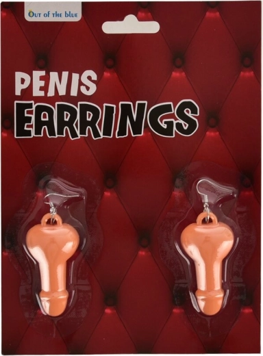 Devil party plastic earrings (1 pair)