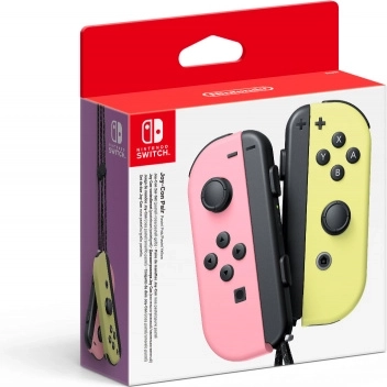 Pastelroosa/kollane Joy-Coni paar Nintendo Switchile