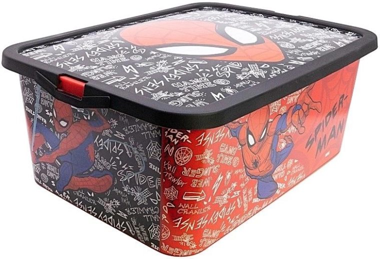 Stor hoiukast klõpskaanega Spider-Man - 1 tk