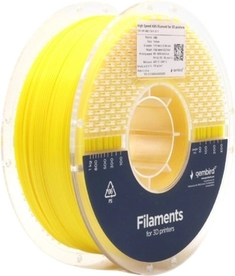 ABS Filament High Speed 1.75 mm, 1 kg, Yellow