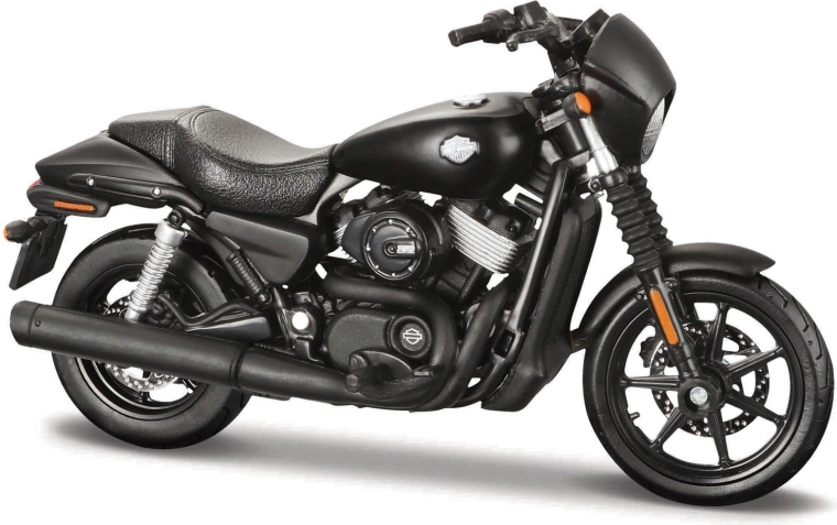Maisto Harley-Davidson Street 750 2015 Motorcycle 1:18 Matte Black