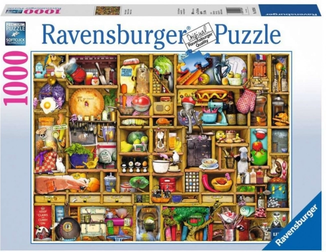Puzzle 1000 pieces Shelf in the Kitchen