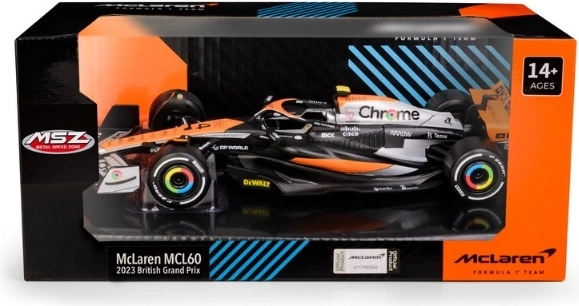 McLaren MCL60 British GP kollektsionäärimudel mõõtkavas 1:24