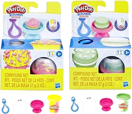 Play-Doh koogikesed ja makroonid – loov voolimissavi küpsetuskomplekt