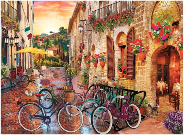 Puzzle Cycling in Tuscany 1000 pieces