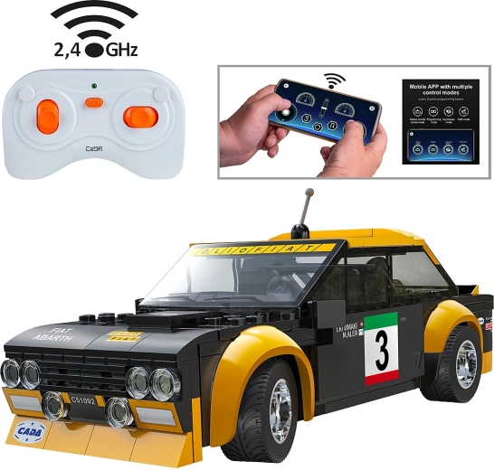 CaDA Fiat Abarth 131 Remote-Controlled Building Set 1:20