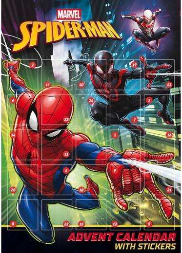 Spider-Mani kleepsudega advendikalender