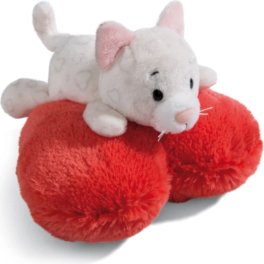 NICI plüüsist kiisuke südamega 13 cm