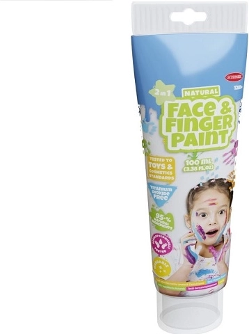 Boti Natural valge sõrme- ja näovärv 2v1 100 ml