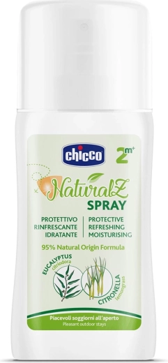 Chicco NaturalZ kaitsev ja värskendav sääsetõrjesprei lastele 100 ml