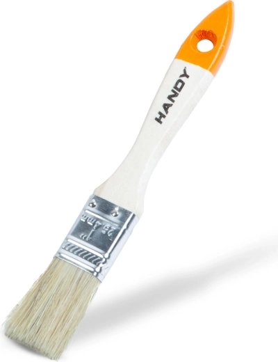 Flat Paintbrush with Wooden Handle 25 mm