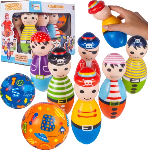 Foam Bowling Set Pirates