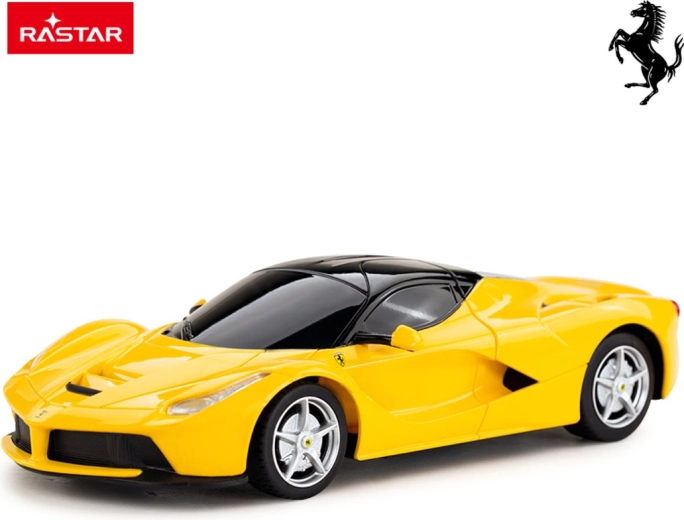 Rastar RC car Ferrari LaFerrari 1:24 yellow - 1 piece